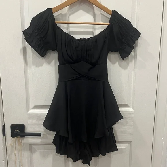 Princess Polly | Dresses | Princess Polly Black Romper | Poshmark
